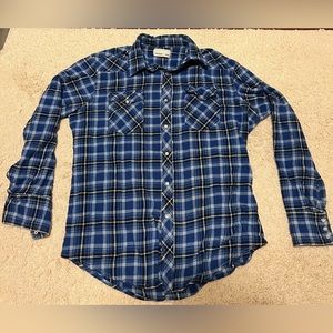 Wrangler Wrancher Pearl Snap Flannel Shirt